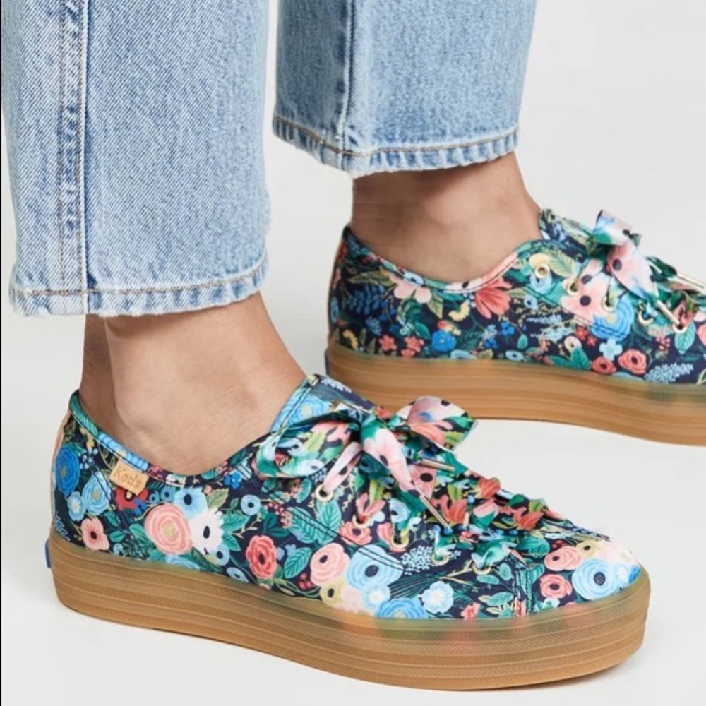 Keds x Rifle Paper Co. Triple Kick Garden Party Shoes
